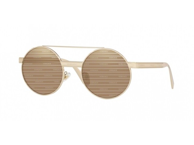 Occhiali da sole Donna Versace Ve2210 1252v3 Oro rotondi tondi Lenti  marroni 52 | Acquisti Online su eBay