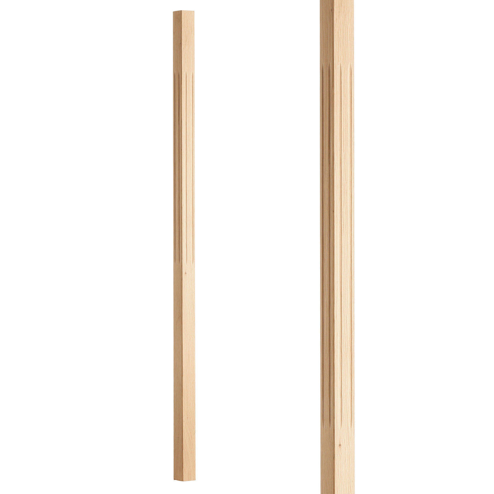 Stair Spindle Square Double Fluted Stair Spindle 41mmPine Oak 900mm