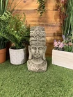 STONE GARDEN ZEN BUDDHA CANDLE HOLDER PLANT POT HOLDER STATUE ORNAMENT