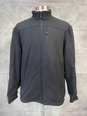 Weatherproof Men's Black Color Zipper Front Jacket Size XL