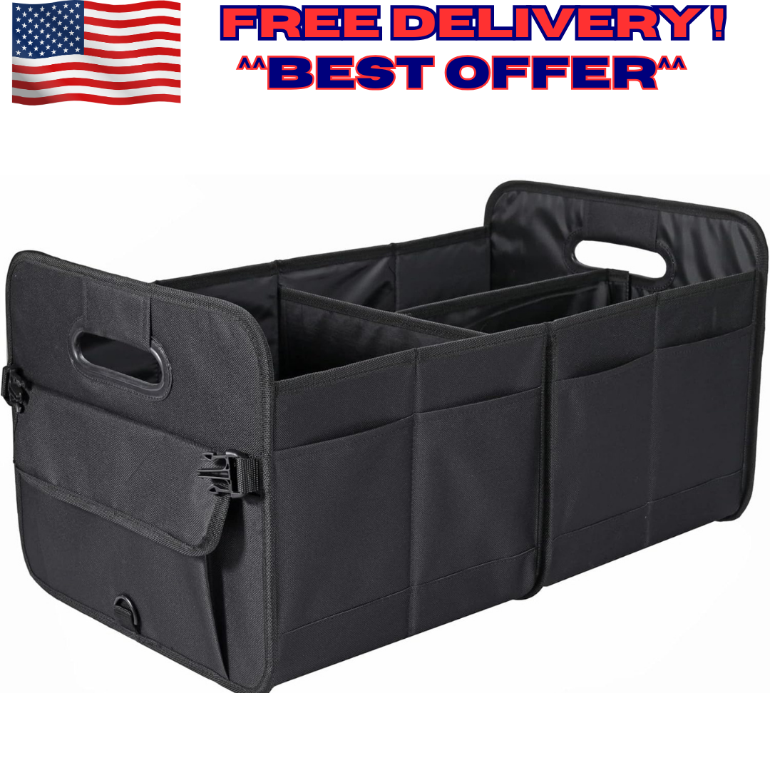 Car Trunk Organizer Car Storage Organizer Adjustable Straps Car Organizer