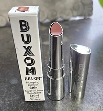 Buxom JUICY PEACH Full On Plumping Lipstick Satin .09 oz Full Size NIB!
