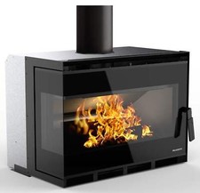 Palazzetti Ecopalex GTM80L Angolo SX Inserto Legna Naturale Canalizzabile 12,4Kw