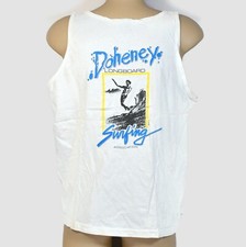 Camiseta sin mangas Doheny Longboard Surfing Association diseño original Dana Point 1988 XL