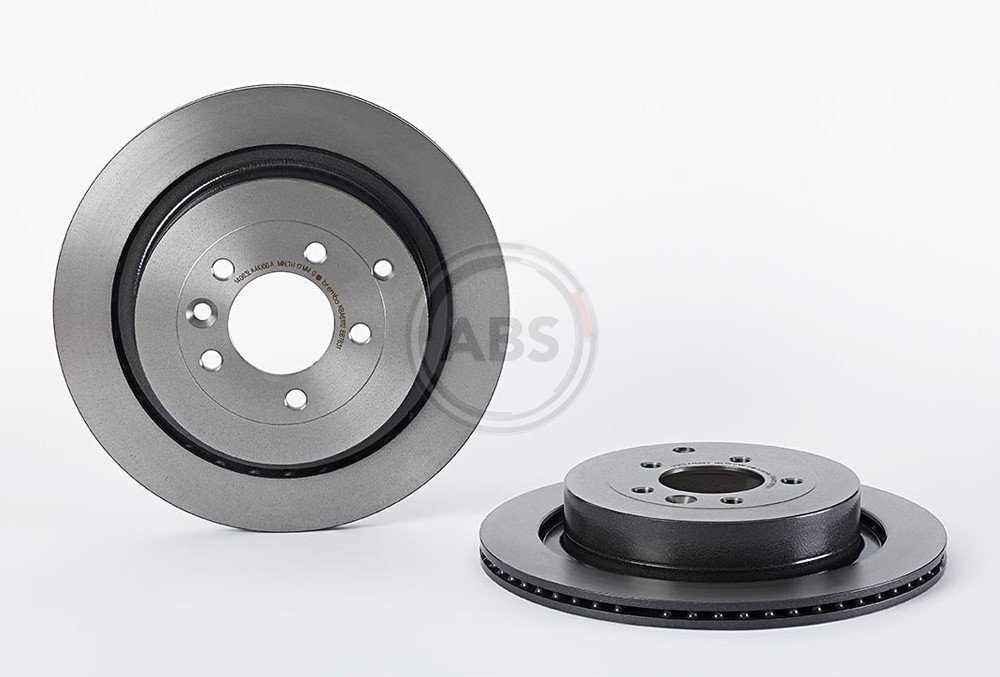 Rear Set 2x Brake Discs BREMBO 09.8876.31 for Land Rover Discovery/Range Rover (