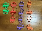 Vintage 1993 Wilton Fun Shapes Cookie Cutters! 13 pcs + Storage Container NWOT — photo 9