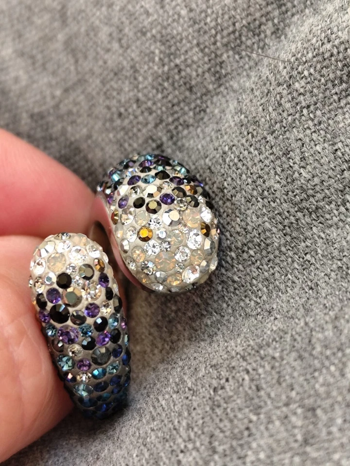 Ring Swarovski Silber Schlange