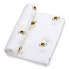 Swaddle Blanket 100 Muslin Cotton Gender Neutral Newborn and Bee-utiful