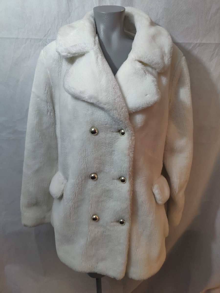 M me eme Ribbon fake fur coat ホワイト エムミーエメ Ribbon fake fur coat White M me eme Ribbon fake