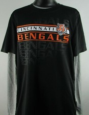 Cincinnati Bengals NFL Youth Activewear Short  Long Sleeve Shirt