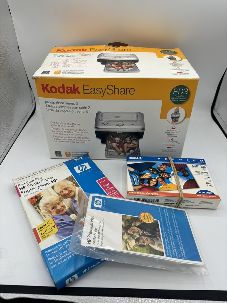 Kodak EasyShare Printer Dock Series 3 Photo Printer & More