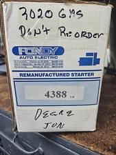 Fondy Auto Electric Lester 4388 Reman Starter