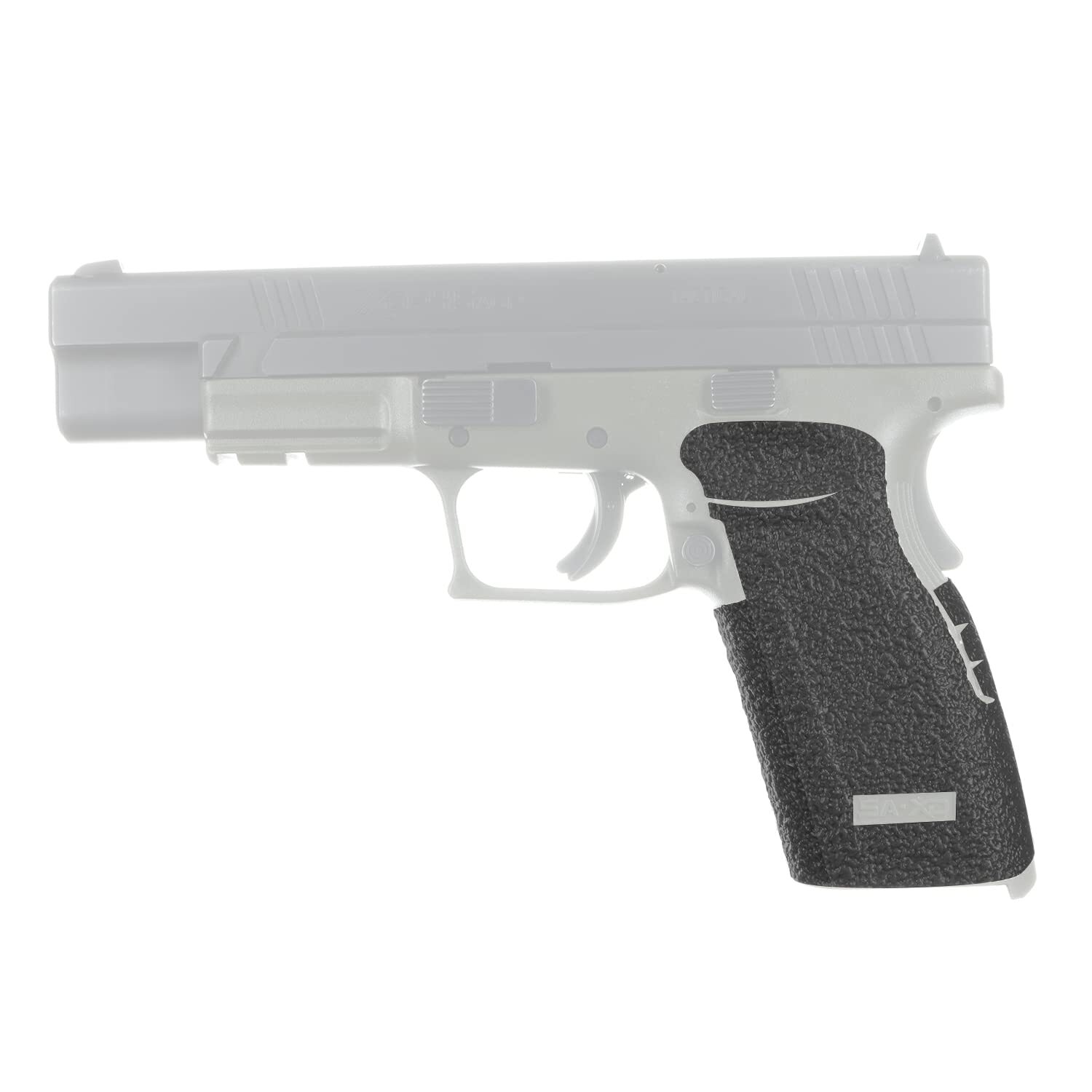 TALON Grips 202R for Springfield Armory XD Full Size 9mm/.357/.40, Black Rubber