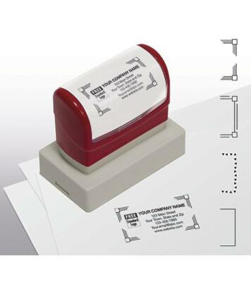 Name And Address Stamper, Large - Pre-Inked / Item #: D2022L | eBay