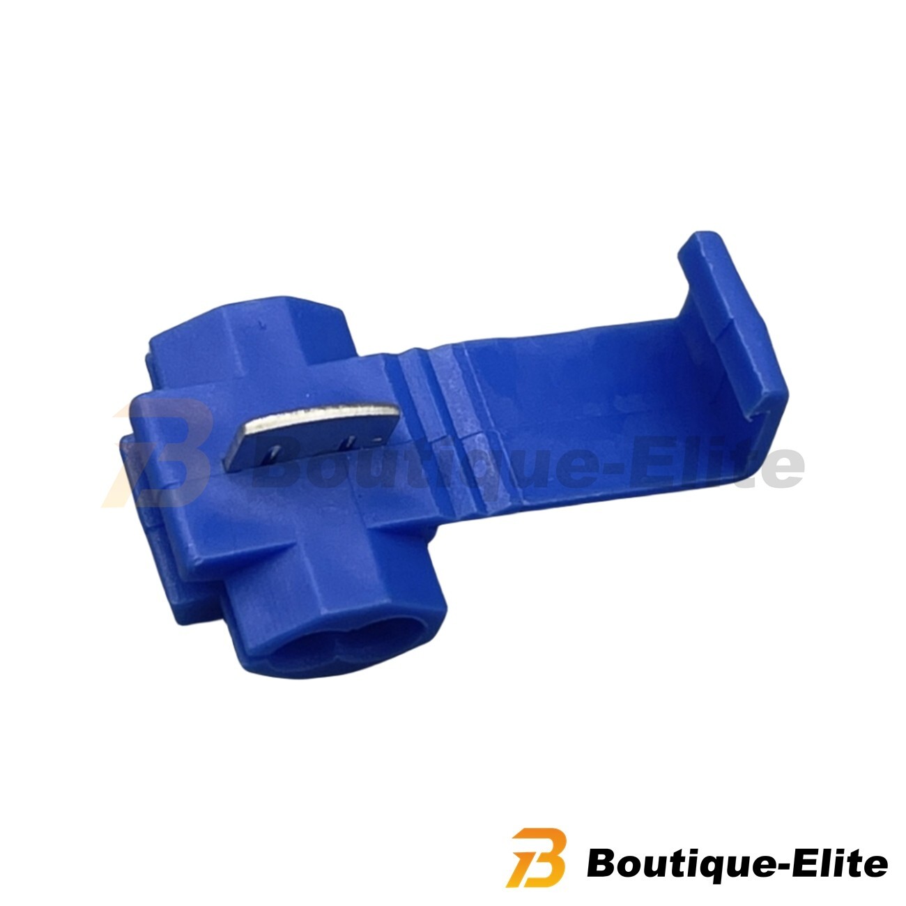 100-PCS Blue Electrical Cable Connectors Quick Splice Lock Wire Terminals Crimp