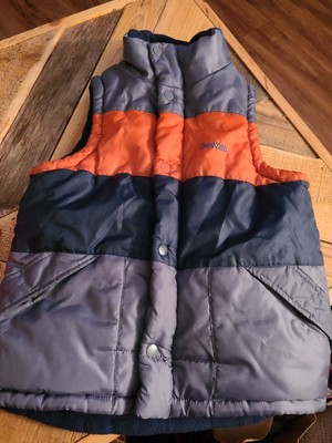 orange winter vest
