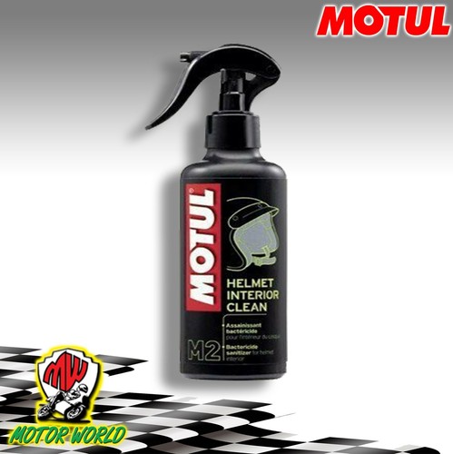 MOTUL M2 HELMET INTERIOR CLEAN - PULITORE DISINFETTANTE INTERNO CASCO / 250  ml | eBay