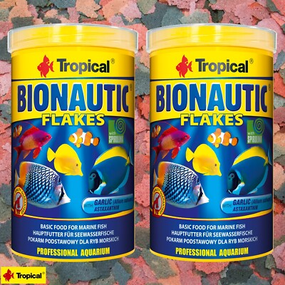 Tropical Bionautic Flakes 2x 1L Aquarium Flockenfutter Sparpack
