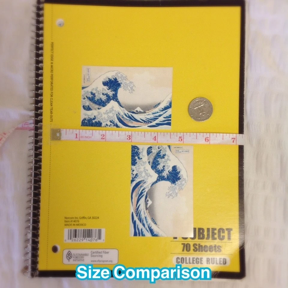 Pegatina The Great Wave off Kanagawa | Pegatina para computadora portátil arte japonés 3,5" x 2,4" Foto 3 de 4