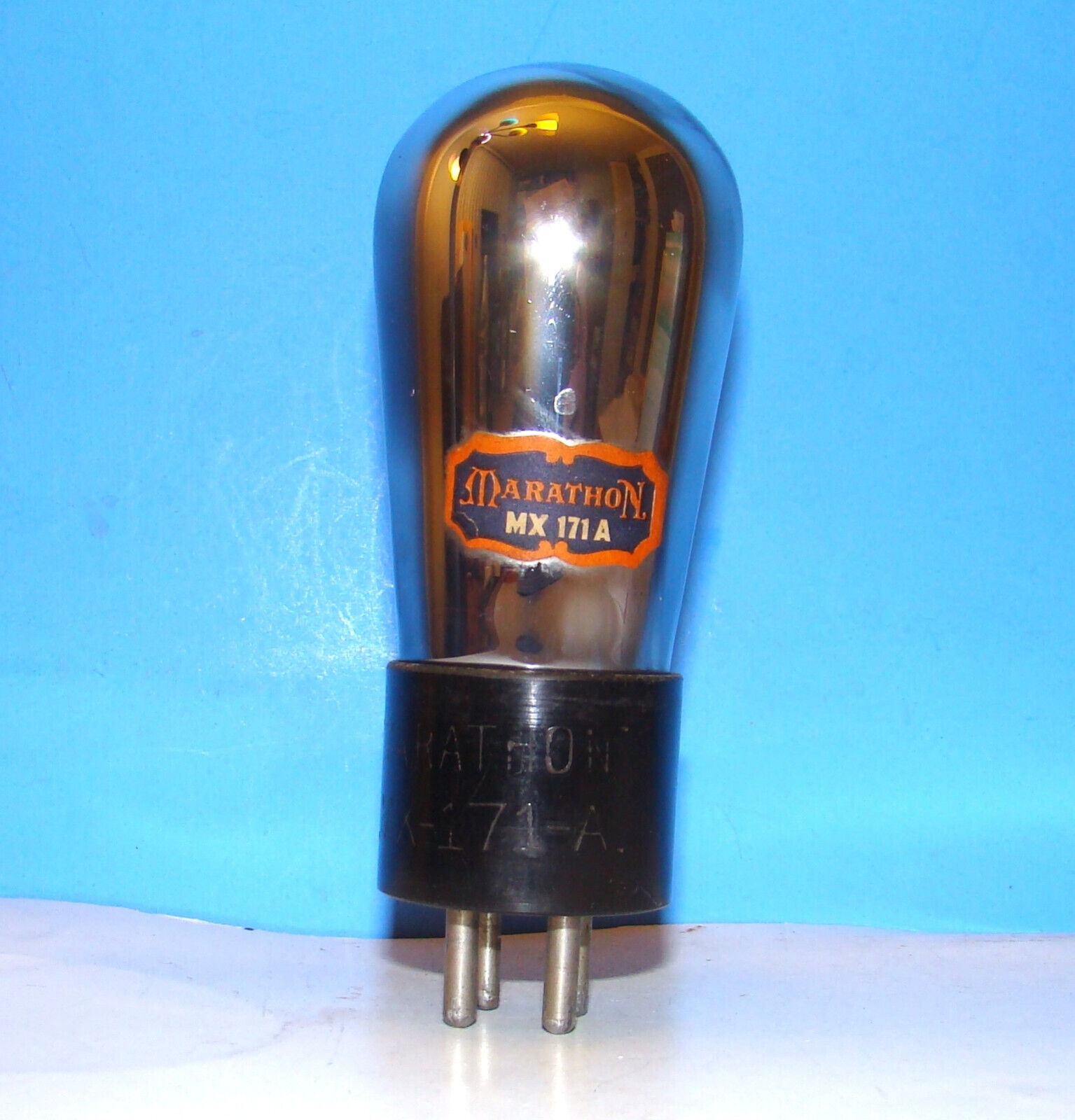 No MX-171-A type Marathon Globe audio radio amplifier vacuum tube valve 271 71A