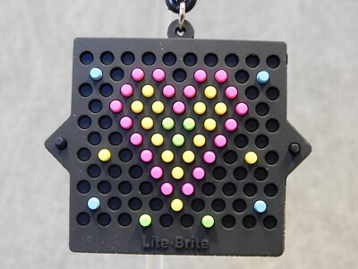 Hasbro Brands NEW * Lite-Brite Clip * Blind Bag Series 2 Key Chain Monogram