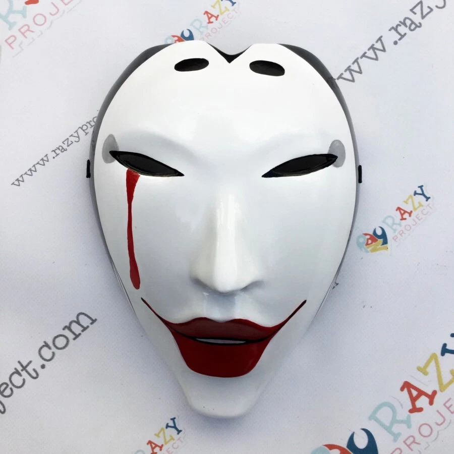Rare Halloween Mask Licht Bach Rihito Sakai Plunderer Mask Wooden Mask Cosplay - Image 2 of 4