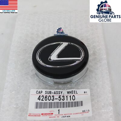 GENUINE LEXUS IS F IS250 RX350 GS350 BLACK F-SPORT WHEEL CENTER