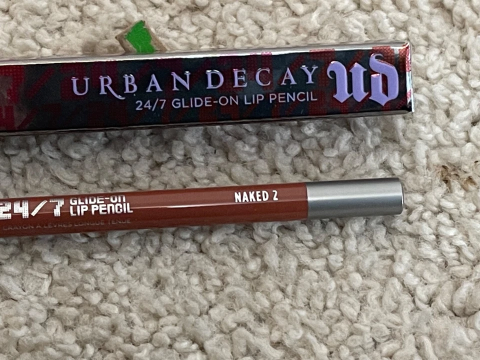 NIB UD Urban Decay 24/7 Glide-On Long Wear Lip Pencil Naked 2 Full Size NEW - Image 2 of 3