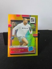 2022 Panini Donruss #366 Arnold Ebiketie Press Proof Premium Gold RC Falcons