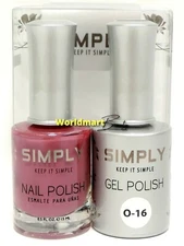 Simply Gel Color Nail Polish Soak Off 0.5fl.oz UV/LED Gel Nail Color Duo O-16