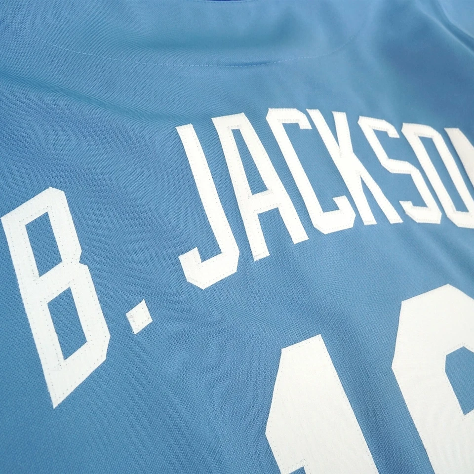 Bo Jackson 1987 Kansas City Royals Cooperstown Men's Blue Away Jersey w/ Patch - Image 4 of 4