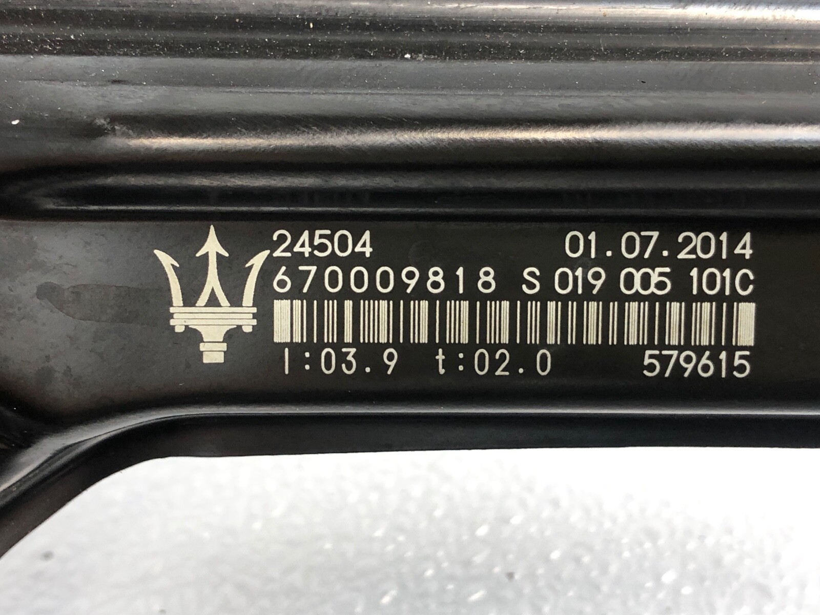2014-2021 MASERATI QUATTROPORTE LEFT DRIVER REAR DOOR WINDOW REGULATOR W/ MOTOR.