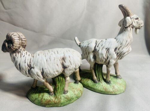 Ceramic Collectible Mountain Goats Detailed Beauty Designer Kim 1977 - Picture 1 of 8