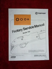 Crosman 760 Rifle O-Ring Seal Kit + Factory Service Manual + Guide