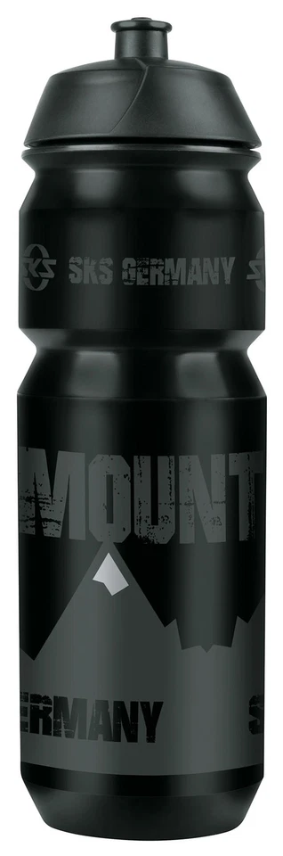 SKS Trinkflasche Mountain 750 ml schwarz Fahrrad Flasche für gängige Halter