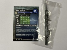 HMS Belfast Axis  Allies War at Sea Flank Speed 5/40 Uncommon UK Cruiser