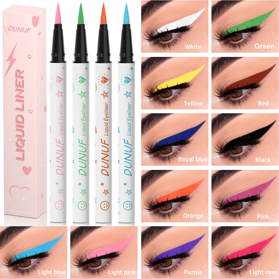 Christmas Special 12-Color Liquid Eyeliner - Waterproof,Quick-Dry,Smudge-Proof - Image 4 of 4