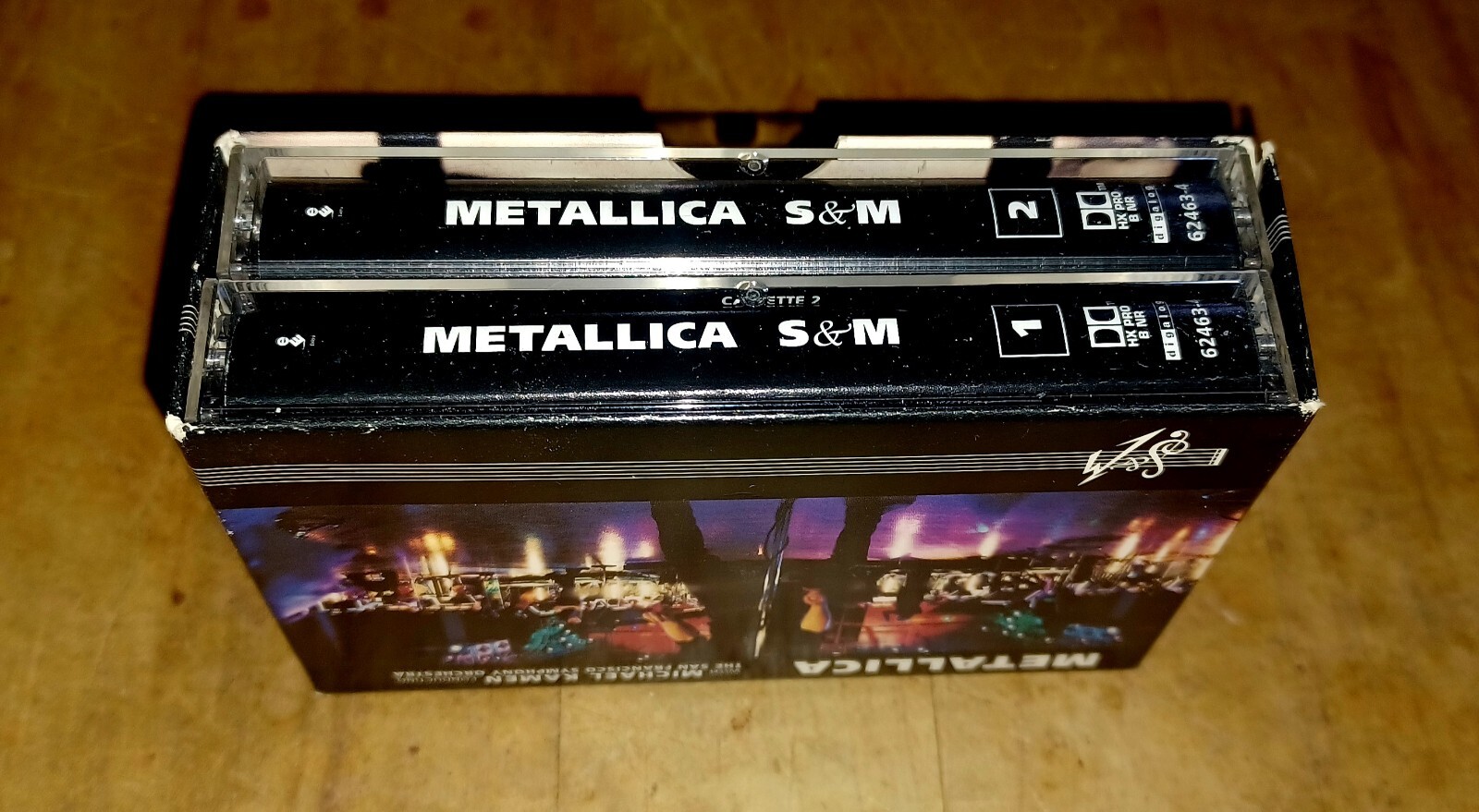 METALLICA S&M SYMPHONY VINTAGE CASSETTE TAPE SET w/BOX ELEKTRA RARE (1999) 🔥