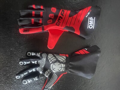 omp handschuhe Schwarz Rot 