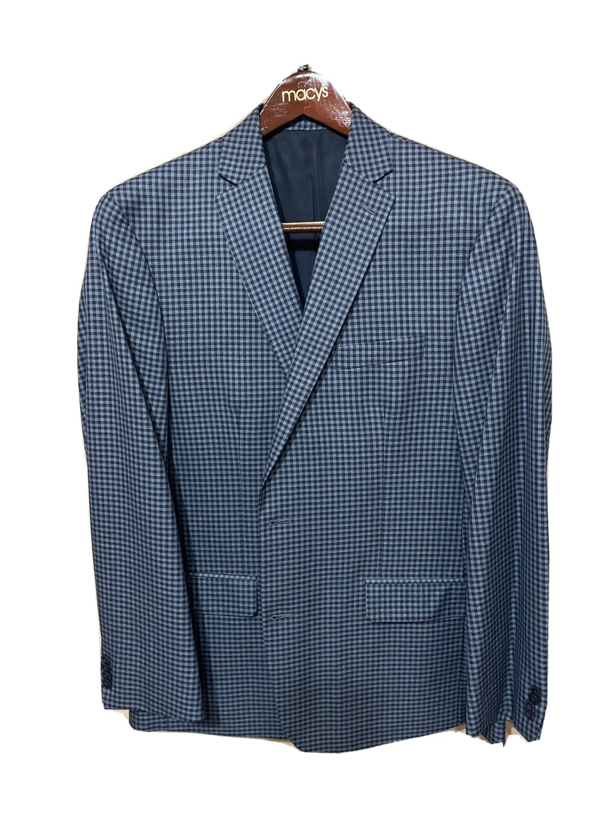 Cappotto sportivo da uomo blu navy Michael Kors Classic Fit Taglia 44L