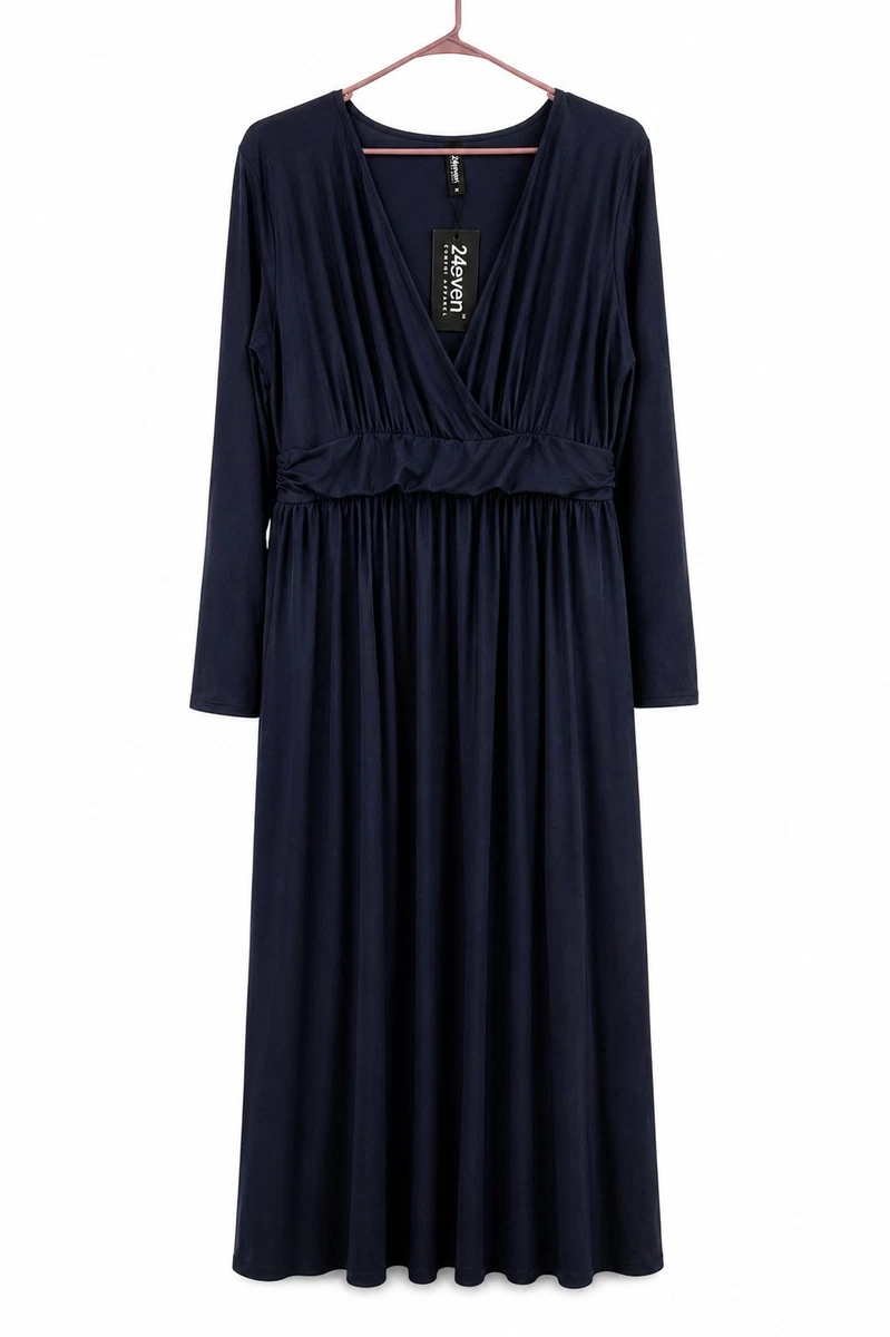 Long Sleeve Casual Long Plus Size Maxi Dresses for Women for sale | eBay
