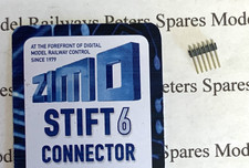 Zimo STIFT6 6 Pin NEM 651 Plug (Male) For Converting Wires Only Decoder To An F