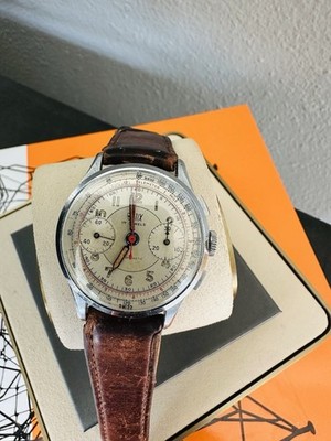 Rare Men's Vintage Britix Chronograph Watch 36mm ~ All Original | eBay