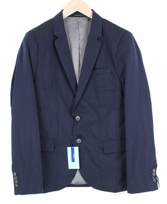 SCOTCH & SODA Ams Couture Herren Blazer M Navy Einreiher 2-Knopf Sakko Revers