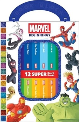 Marvel Beginnings: 12 Super Board Books (Mixed Media Product)