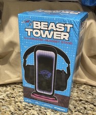 Mr. Beast Tower Illuminated Headset Stand, 3D LED Infinity Mirror, RGB LED Base