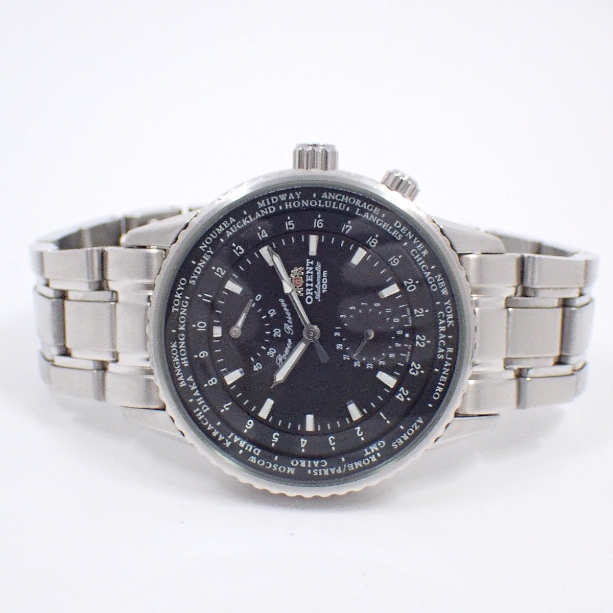 Orient Kingmaster World Time Gmt Automatic Black … - image 2