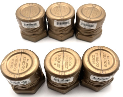 6-Pk Eley Quick Connect socket 1118 Lead Free Brass Female Coupling Hose Fitting