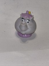 Beauty and the Beast Figurine PVC Mrs. Potts Tea Pot 1.25" Disney