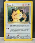 Pokémon Meowth Black Star Holo Promo Card Gameboy LP TCG WOTC Vintage 1999/2000